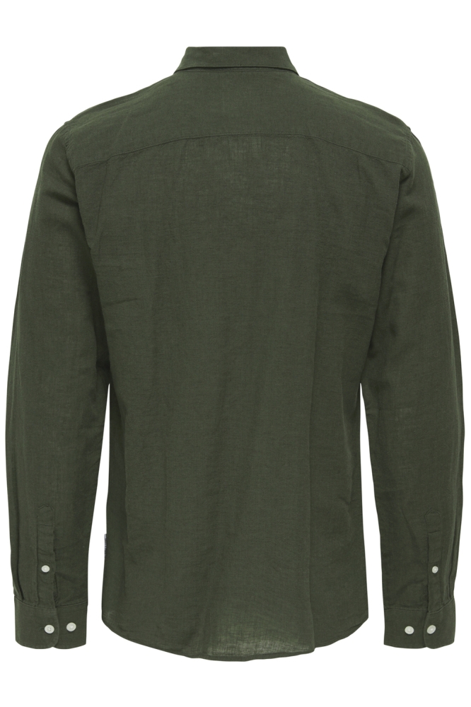 ONSCAIDEN LIFE LS SOLID LINEN SHIRT 22012321 KAMBABA